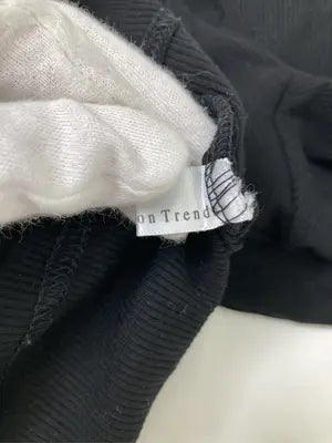 FASHION TREND/Tシャツ/カットソー/トップス/ブラック
