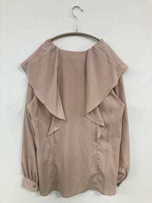 MUMU&Co/ムムアンドコー/シャツ/ブラウス/トップス/ベージュ/M