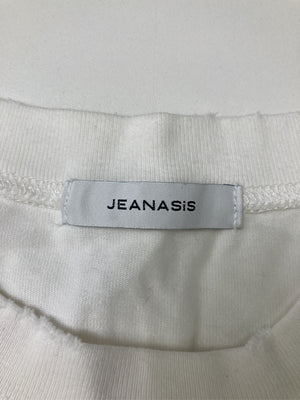 JEANASIS/ジーナシス/Tシャツ/カットソー/トップス/ホワイト/F