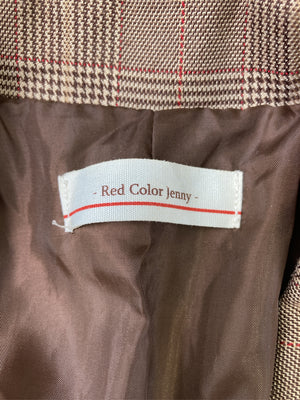 Red Color Jenny/セットアップ/ジャケット/アウター/ブラウン/M