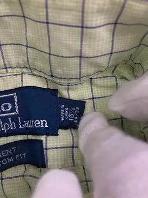 Polo by Ralph Lauren/ポロバイラルフローレン/シャツ/ブラウス/トップス/ライトグリーン/16 1/2