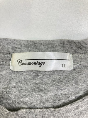 Commontage/Tシャツ/カットソー/トップス/グレー/LL