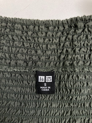UNIQLO/ユニクロ/パンツドレス/ワンピース/ドレス/カーキ/S