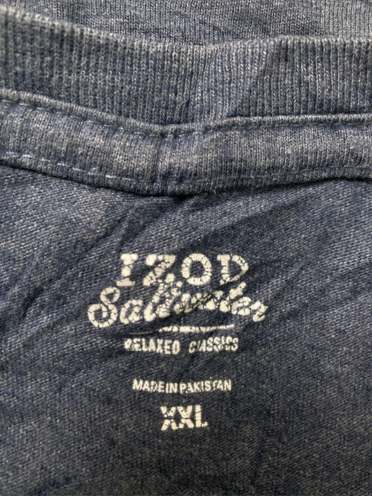 IZOD/アイゾッド/Tシャツ/カットソー/トップス/ネイビー/XXL