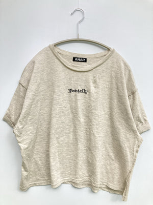 ANAP/アナップ/Tシャツ/カットソー/トップス/ベージュ/F