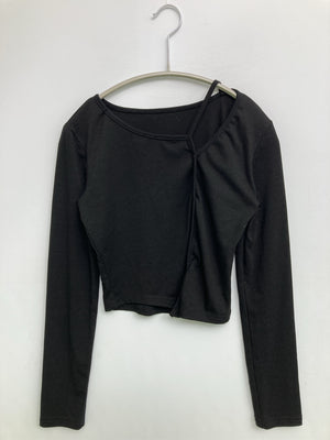 Shang Pin/Tシャツ/カットソー/トップス/ブラック