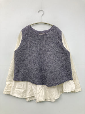 AROUND101/シャツ/ブラウス/トップス/グレー