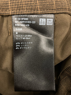UNIQLO/ユニクロ/スラックス/パンツ/ブラウン/M