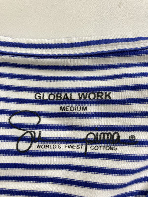 GLOBAL WORK/グローバルワーク/Tシャツ/カットソー/トップス/ブルー/M