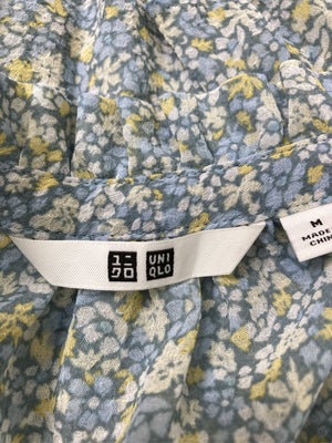 UNIQLO/ユニクロ/シャツワンピース/ワンピース/ドレス/ライトグリーン/M