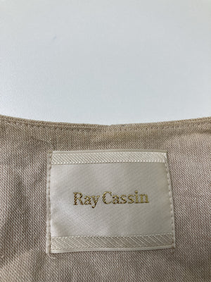 Ray Cassin/レイカズン/ノーカラージャケット/ジャケット/アウター/ベージュ/F