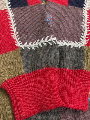 ニット/セーター/トップス/レッド