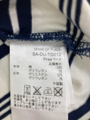 SENSE OF PLACE/センスオブプレイス/ノースリーブ/トップス/ネイビー/Free
