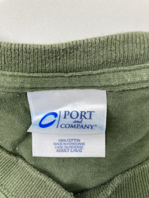PORT and COMPANY/ポートアンドカンパニー/Tシャツ/カットソー/トップス/グリーン/L