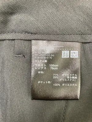 UNIQLO/ユニクロ/スラックス/パンツ/グレー/ウエスト 105cm