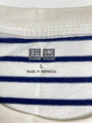 UNIQLO/ユニクロ/Tシャツ/カットソー/トップス/ブルー/L