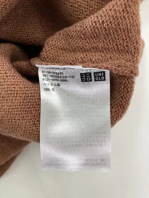 UNIQLO U/ユニクロユー/ニット/セーター/トップス/ブラウン/XL