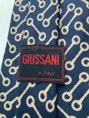 GIUSSANI/ネクタイ/ファッション雑貨/ネイビー