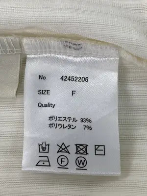 Tシャツ/カットソー/トップス/アイボリー/F
