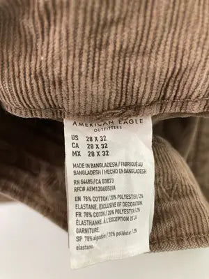 American Eagle Outfitters/アメリカンイーグルアウトフィッターズ/その他パンツ/パンツ/ブラウン/28 X 32