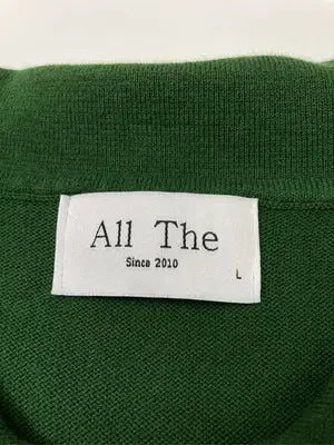 All The/ポロシャツ/トップス/グリーン/L