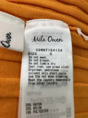 Mila Owen/ミラオーウェン/Tシャツ/カットソー/トップス/オレンジ/0