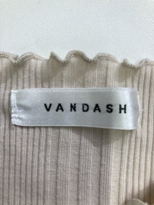 vandash/Tシャツ/カットソー/トップス/ベージュ/4L