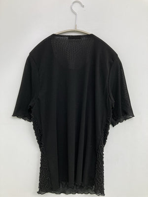 Variation/シャツ/ブラウス/トップス/ブラック/M-L