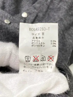 BACKS/バックス/Tシャツ/カットソー/トップス/グレー/M