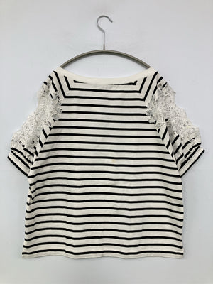 JEANASIS/ジーナシス/Tシャツ/カットソー/トップス/ホワイト/F