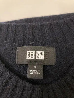 UNIQLO/ユニクロ/ニット/セーター/トップス/ブラック/S