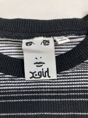 X-GIRL/エックスガール/Tシャツ/カットソー/トップス/ブラック/M