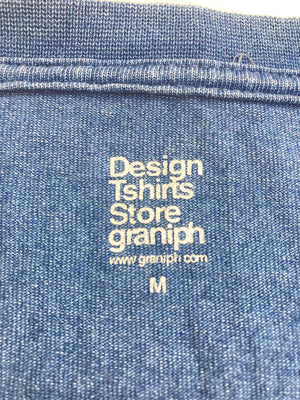 Design Tshirts Store graniph/デザインティーシャツストアーグラニフ/Tシャツ/カットソー/トップス/ブルー/M