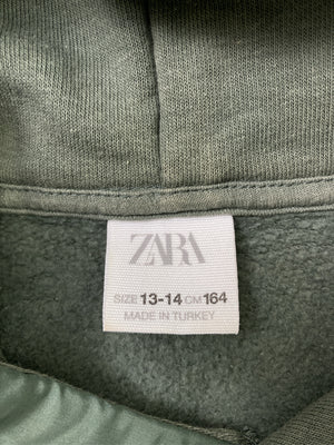 ZARA/ザラ/パーカー/トップス/グリーン/13-14