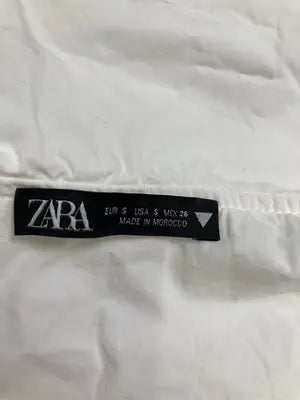 ZARA/ザラ/シャツ/ブラウス/トップス/ホワイト/EUR S/USA S/MEX 26