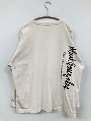 Tシャツ/カットソー/トップス/ホワイト/L