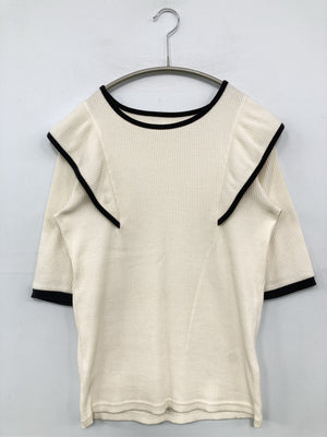 Tシャツ/カットソー/トップス/アイボリー/L