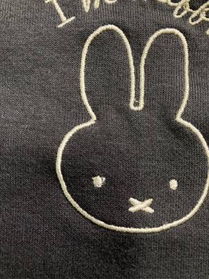 miffy/ミッフィー/スウェット/トップス/ブラック/4L