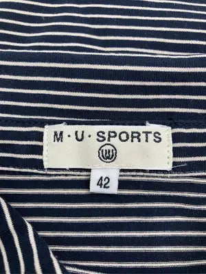 M-U SPORTS/ポロシャツ/トップス/ネイビー/42