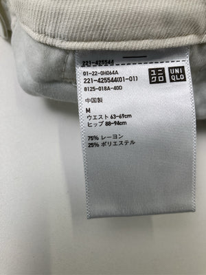 UNIQLO/ユニクロ/カーゴパンツ/パンツ/ホワイト/M