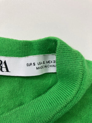 ZARA/ザラ/タンクトップ/トップス/ライトグリーン/S