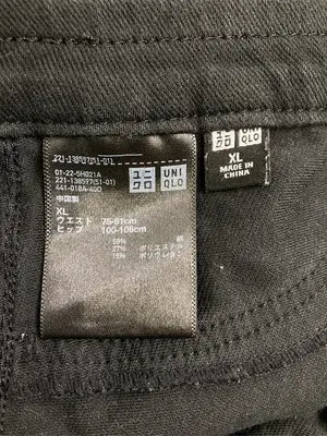 UNIQLO/ユニクロ/デニムパンツ/パンツ/ブラック/XL