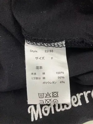 muzzy/Tシャツ/カットソー/トップス/ブラック/F