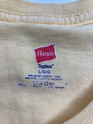 Hanes/ヘインズ/Tシャツ/カットソー/トップス/イエロー/L/G/G