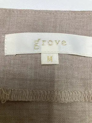 grove/グローブ/シャツ/ブラウス/トップス/ベージュ/M