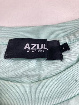 AZUL by MOUSSY/アズールバイマウジー/Tシャツ/カットソー/トップス/ライトグリーン/L