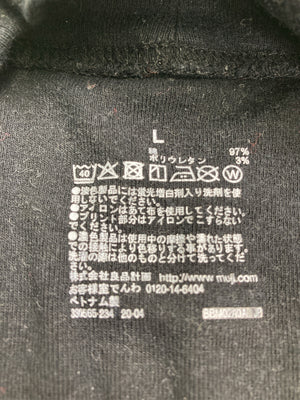 無印良品/ムジルシリョウヒン/Tシャツ/カットソー/トップス/ブラック/L