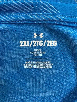 UNDER ARMOUR/アンダーアーマー/Tシャツ/カットソー/トップス/スカイブルー/2XL