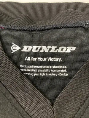 DUNLOP/ダンロップ/Tシャツ/カットソー/トップス/ブラック