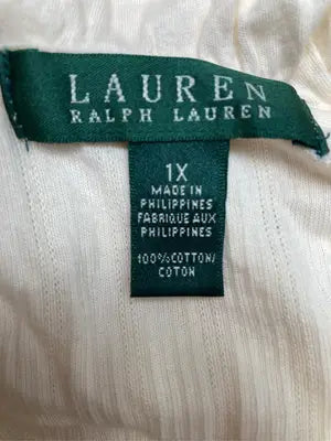 LAUREN RALPH LAUREN/Tシャツ/カットソー/トップス/アイボリー/1X